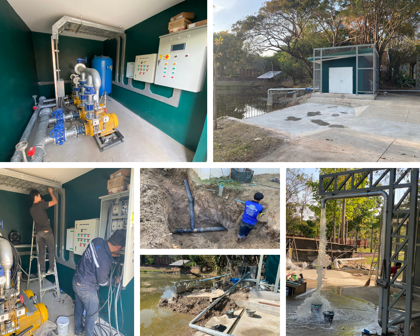 Project: งานติดตั้งระบบเครื่องสูบน้ำ 