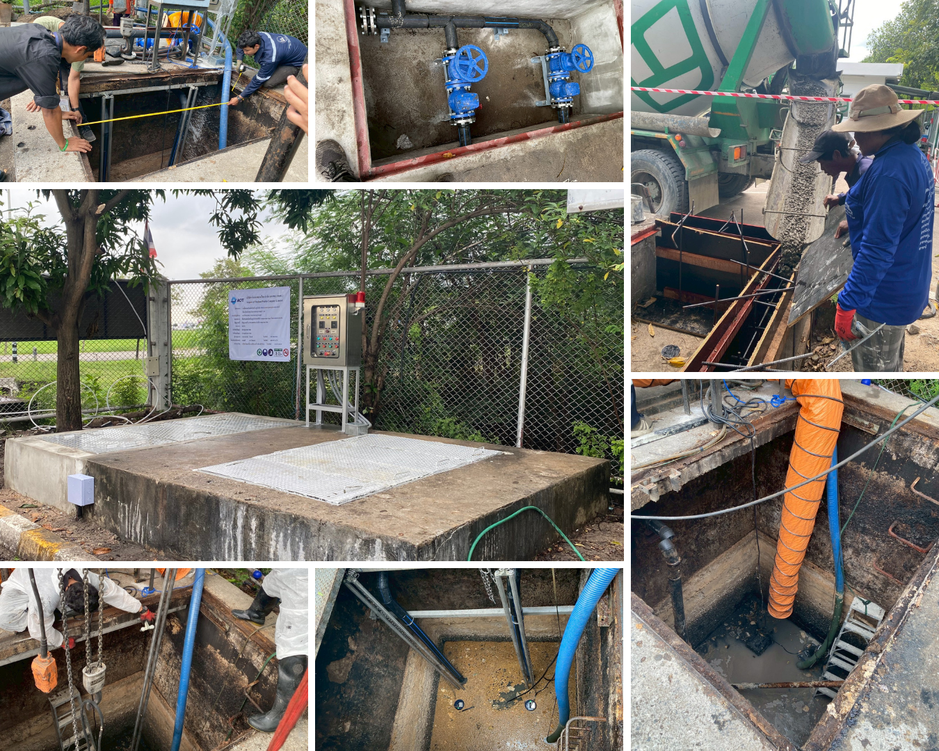 Project: งานติดตั้ง Submersible Pump ท่าอากาศยานสุวรรณภูมิ 